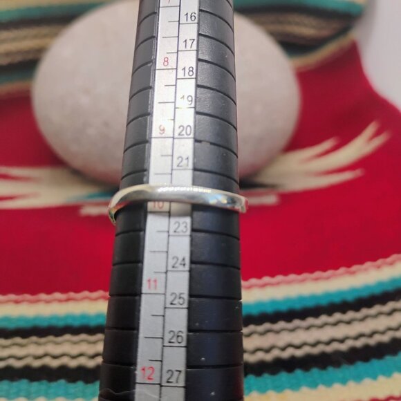 Southwest Sterling Silver Adjustable Bypass Ring Orange Spiny Oyster Turquoise - Picture 4 of 5